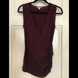 Banana Republic sleeveless tank w/ zipper detail
